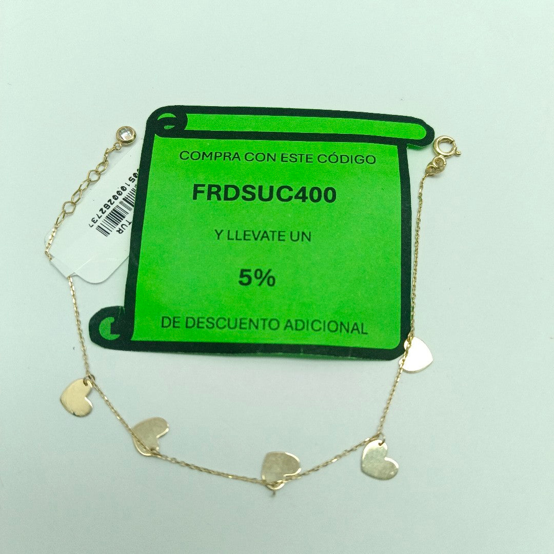 PULSERAS DAMA ORO 14K 1.3 (NUEVO)