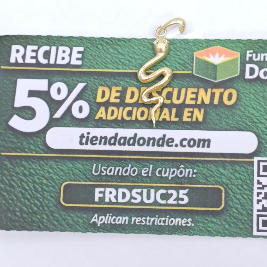 DIJES SERPIENTE ORO 10K 1.1 GR (NUEVO)