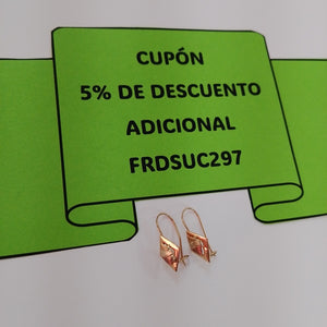 ARETES PAR ORO 10 K 0,90 GRMS (SEMINUEVO)