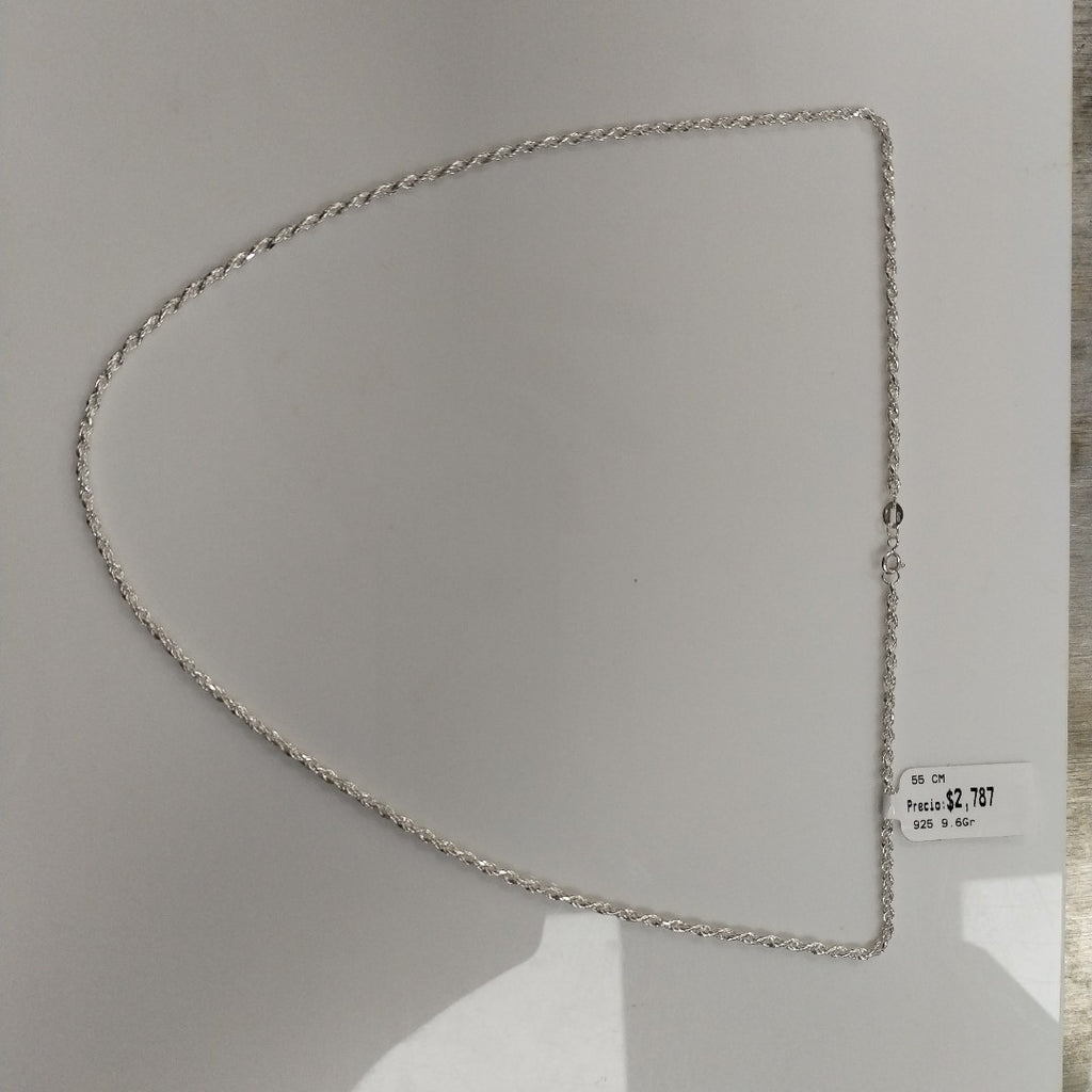 CADENA TORZAL PLATA .925 55 CM 9.62 GR (NUEVO)