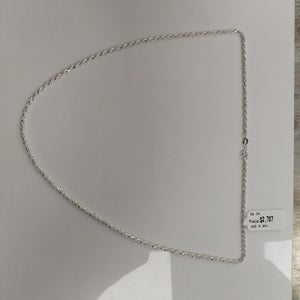 CADENA TORZAL PLATA .925 55 CM 9.62 GR (NUEVO)