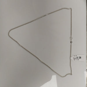 CADENA BARBADA PLATA .925 50 CM 4.22 GR (NUEVO)