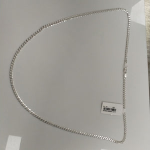CADENA BARBADA PLATA .925 55 CM 8.02 GR (NUEVO)