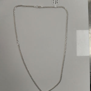 CADENA BARBADA PLATA .925 55 CM 8.02 GR (NUEVO)