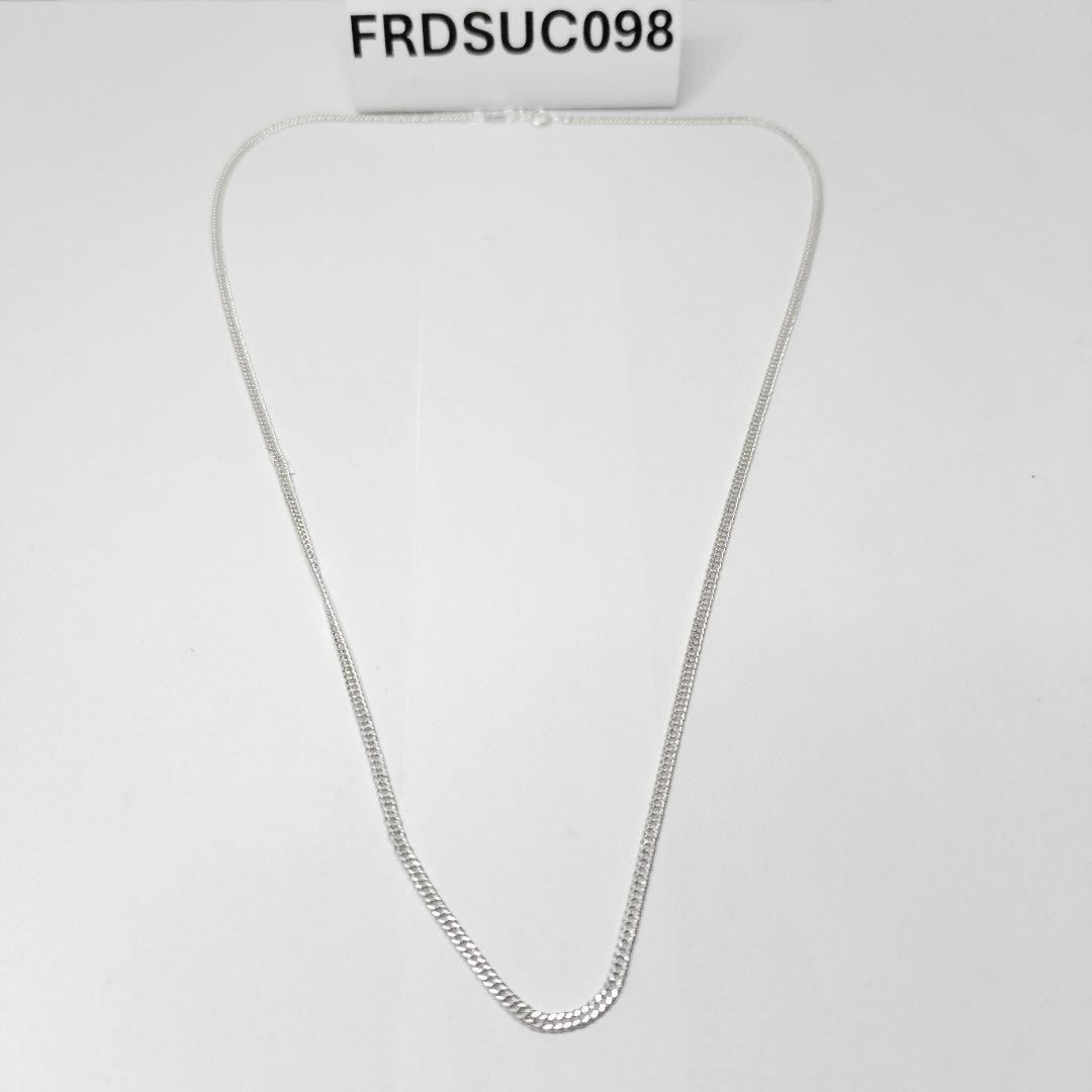 CADENA BARBADA PLATA .925 50 CM 4.12 GR (NUEVO)