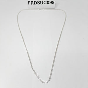 CADENA BARBADA PLATA .925 50 CM 4.12 GR (NUEVO)