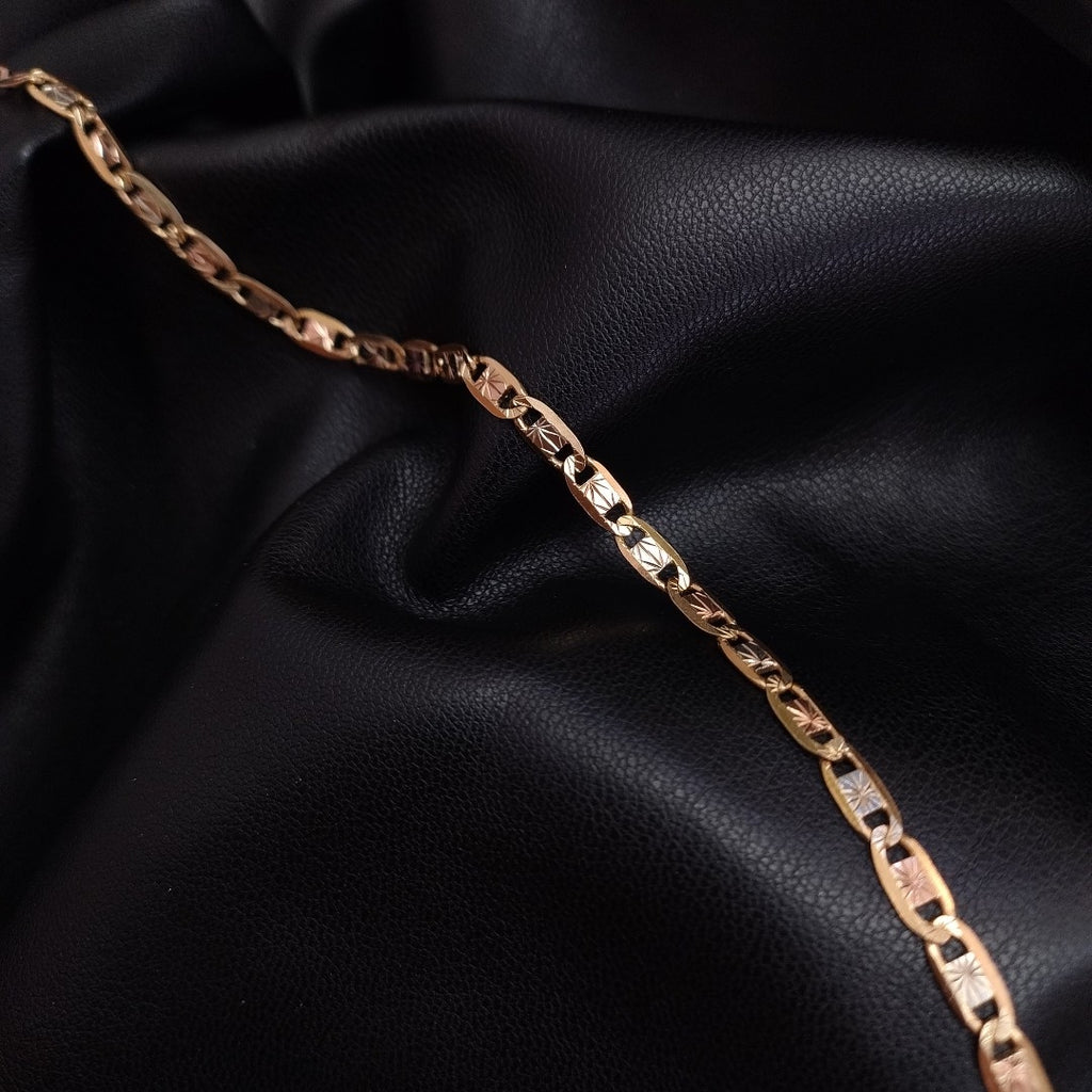 PULSERA ORO COMBINADO 10 K 5,90 GRMS (SEMINUEVO)