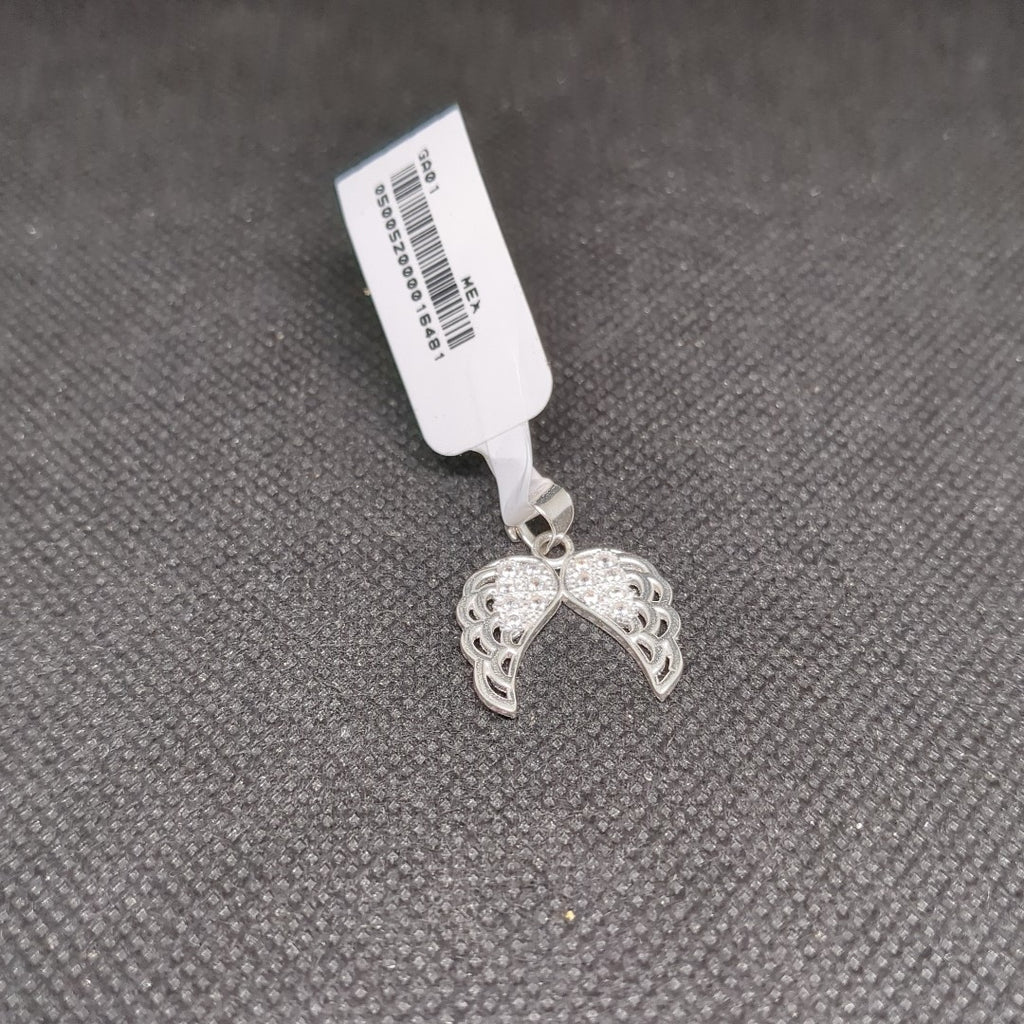 DIJE ALAS C/CIRCONIAS PLATA .925 2.3 GR (NUEVO)