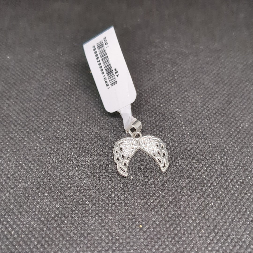 DIJE ALAS C/CIRCONIAS PLATA .925 2.3 GR (NUEVO)