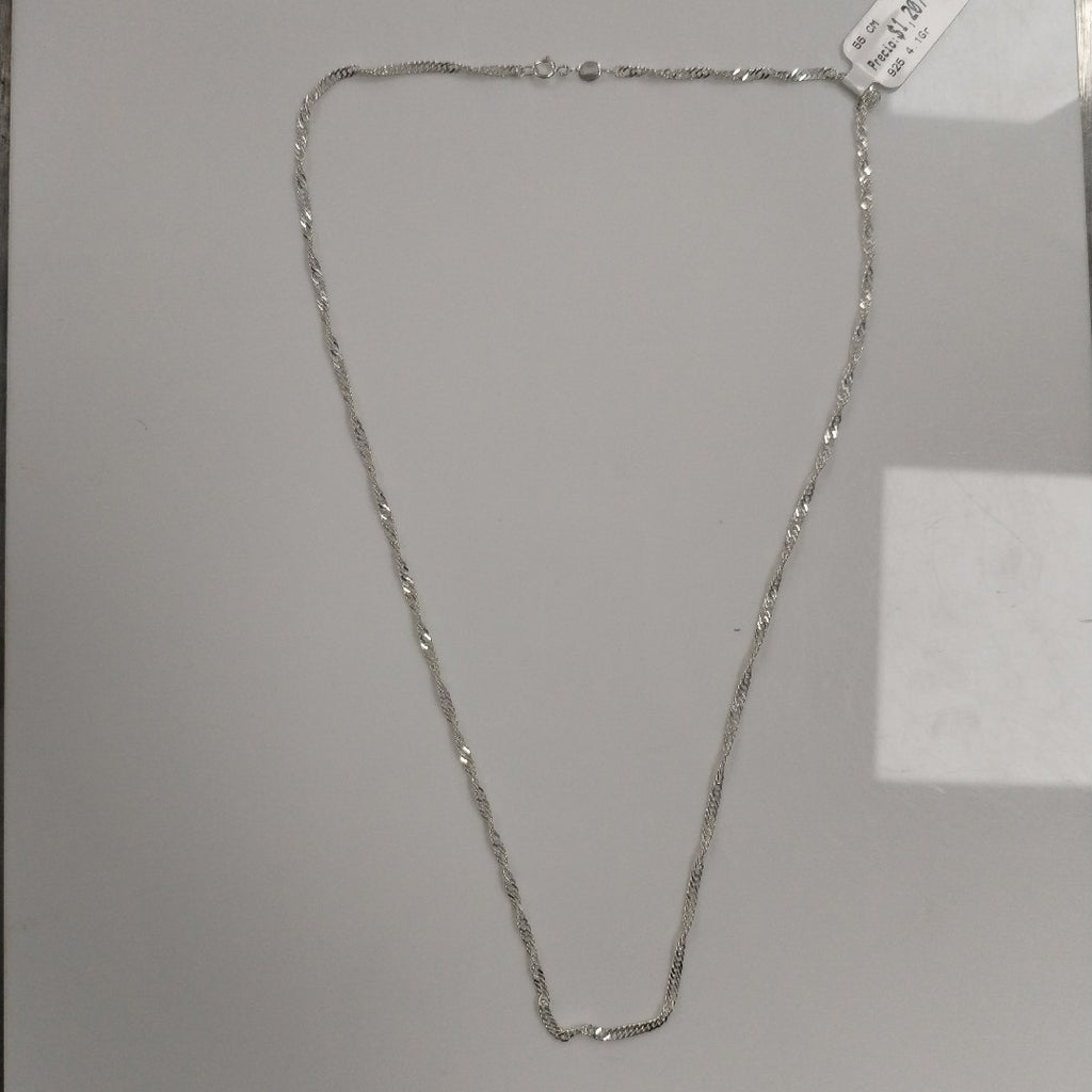 CADENA MEDIO TZL PLATA .925 55 CM 4.12 GR (NUEVO)