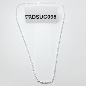 CADENA TORZAL PLATA .925 55 CM 9.52 GR (NUEVO)