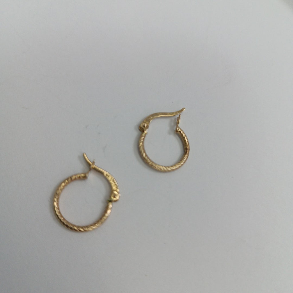 ARRACADAS PAR ORO 14 K 0.9 GRMS (SEMINUEVO)