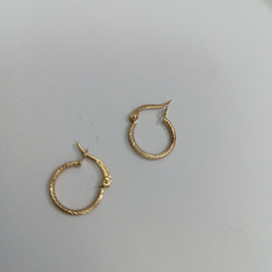 ARRACADAS PAR ORO 14 K 0.9 GRMS (SEMINUEVO)