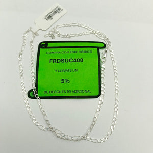 CADENA 3X1 PLATA .925 60 CM 4.82 GR (NUEVO)