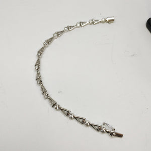 PULSERA ORO BLANCO 14 K 11,70 GRMS (SEMINUEVO)