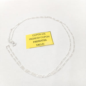 CADENA TEJIDO 3X1 PLATA .925 55 CM 2.2 GR (NUEVO)