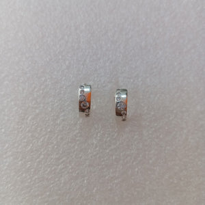 ARRACADAS C/CIRCONIAS PLATA .925 2.4 GR (NUEVO)