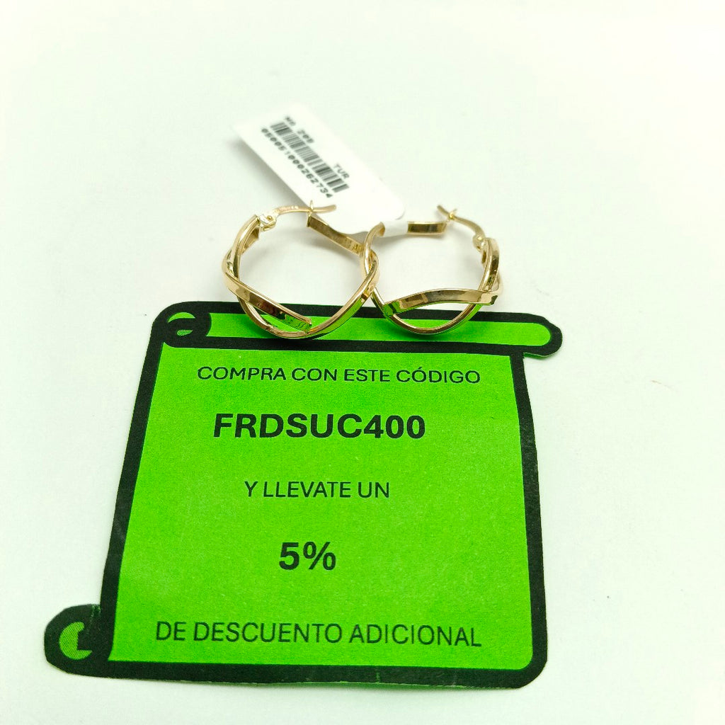 ARRACADAS ORO 14K 2 (NUEVO)