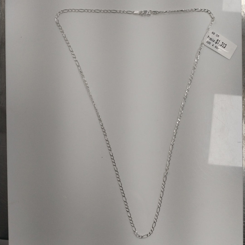 CADENA 3X1 PLATA .925 60 CM 4.62 GR (NUEVO)
