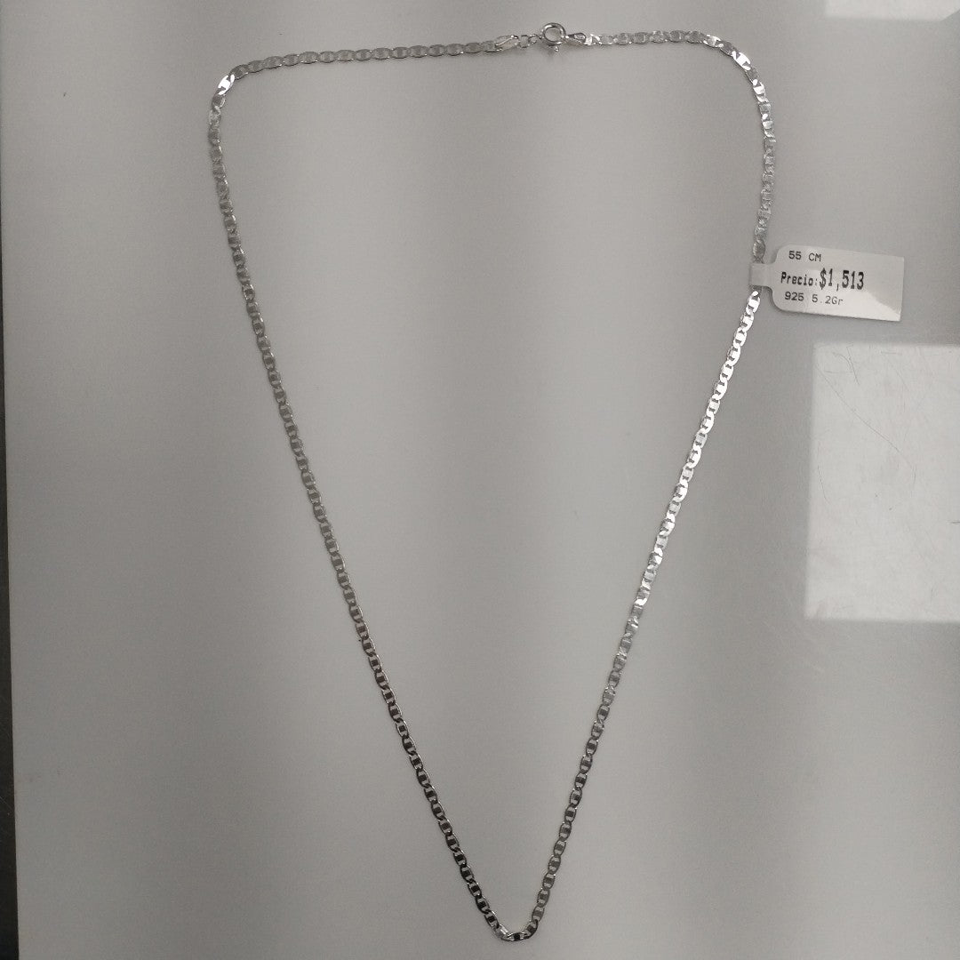 CADENA GUCHI PLATA .925 55 CM 5.22 GR (NUEVO)
