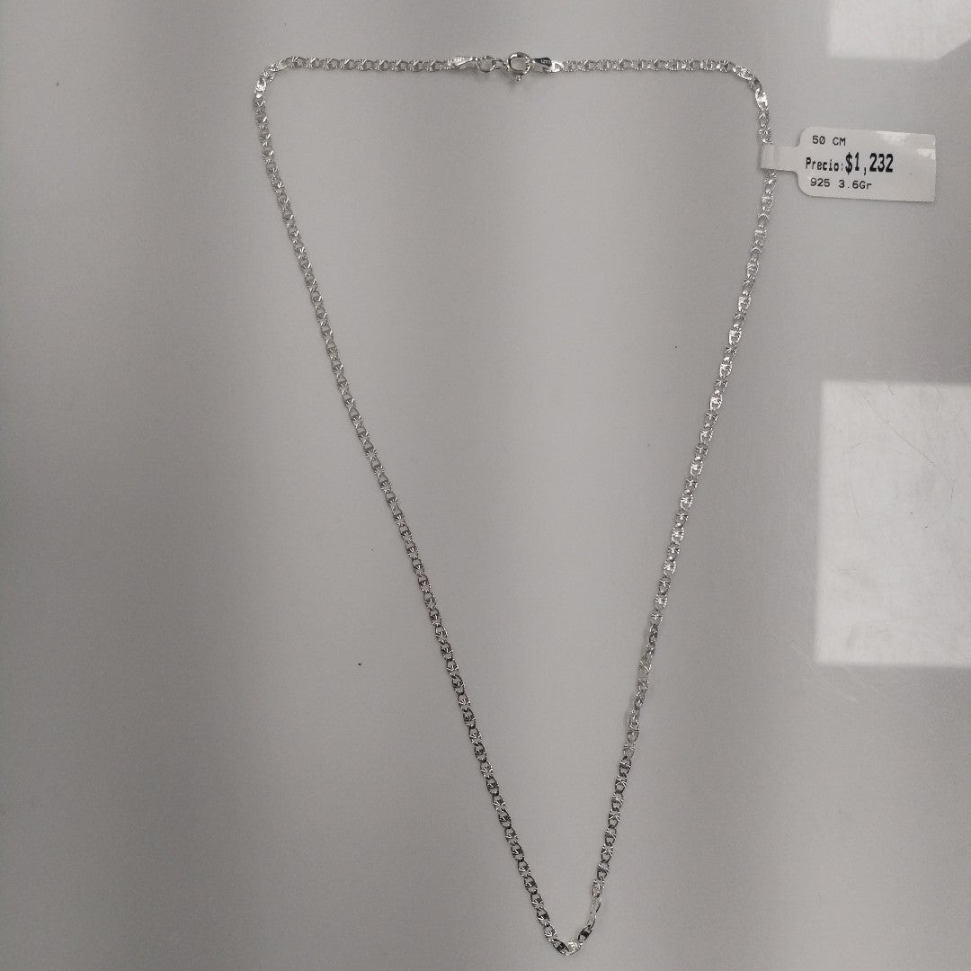 CADENA GUCHI PLATA .925 50 CM 3.62 GR (NUEVO)