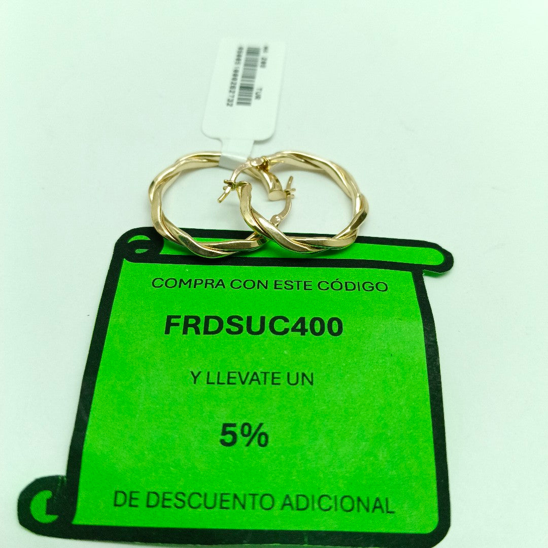 ARRACADAS ORO 14K 2 (NUEVO)