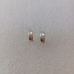 ARRACADAS C/CIRCONIAS PLATA .925 2.4 GR (NUEVO)