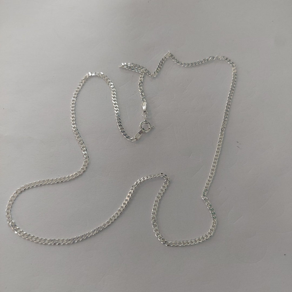 CADENA BARBADA PLATA .925 50 CM 5.23 GR (NUEVO)
