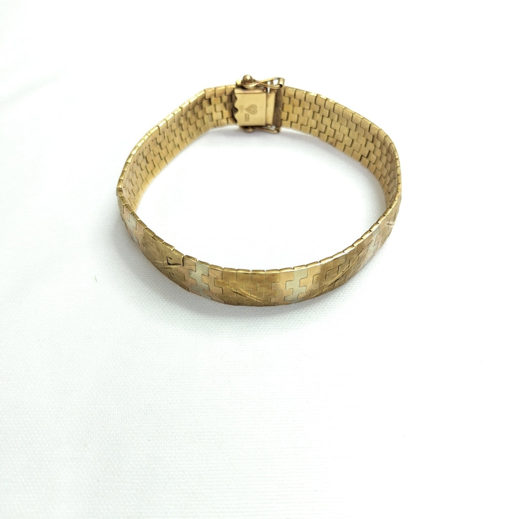 PULSERA ORO, ORO COMBINADO 18 K 32 GRMS (SEMINUEVO)