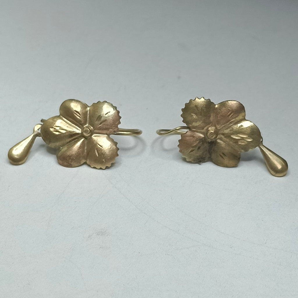ARETES PAR ORO 8 K 1,70 GRMS (SEMINUEVO)