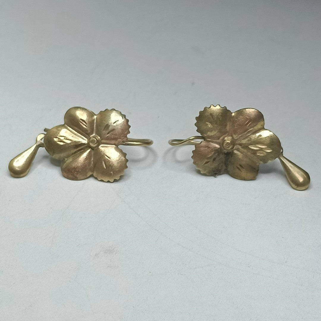 ARETES PAR ORO 8 K 1,70 GRMS (SEMINUEVO)