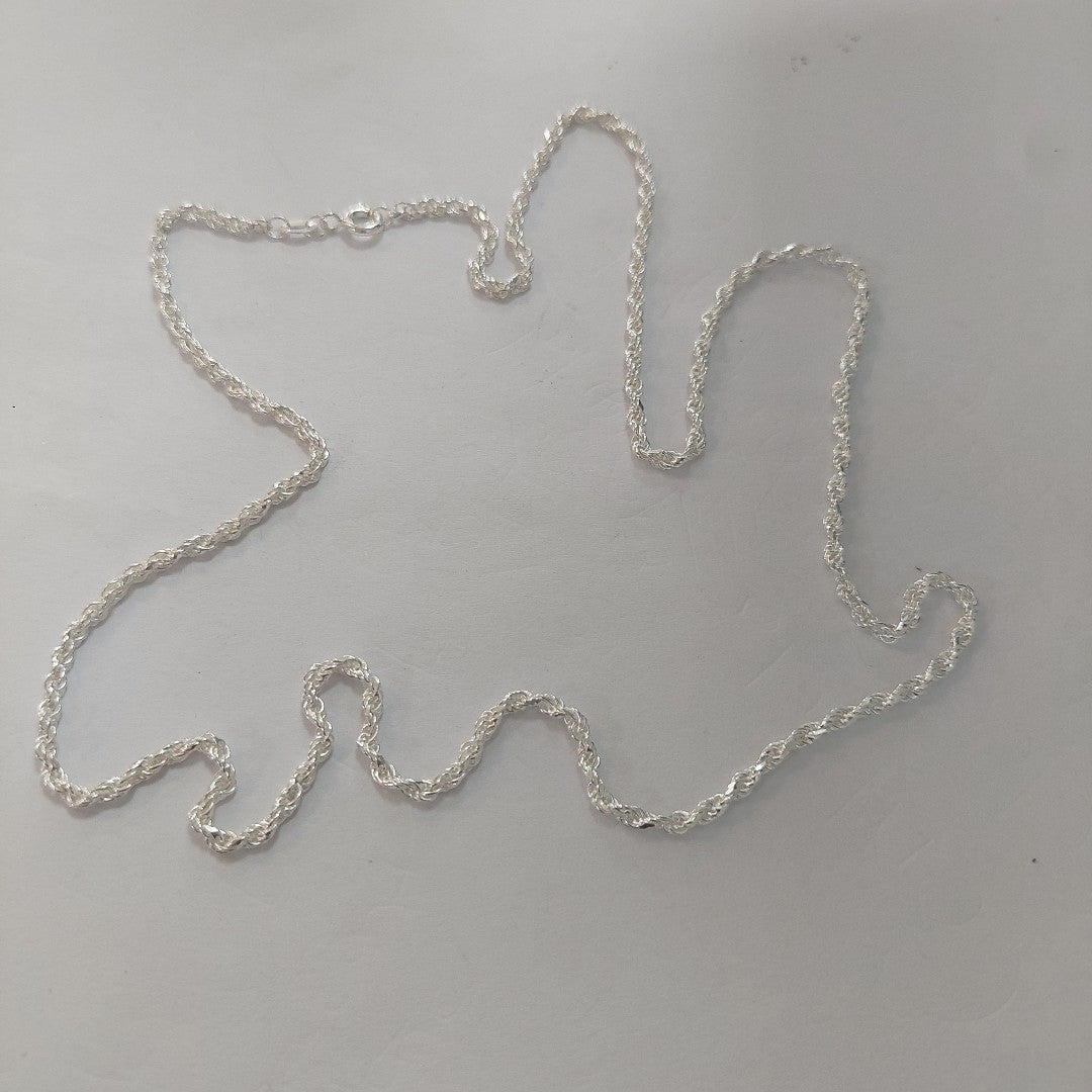 CADENA TORZAL PLATA .925 60 CM 10.52 GR (NUEVO)