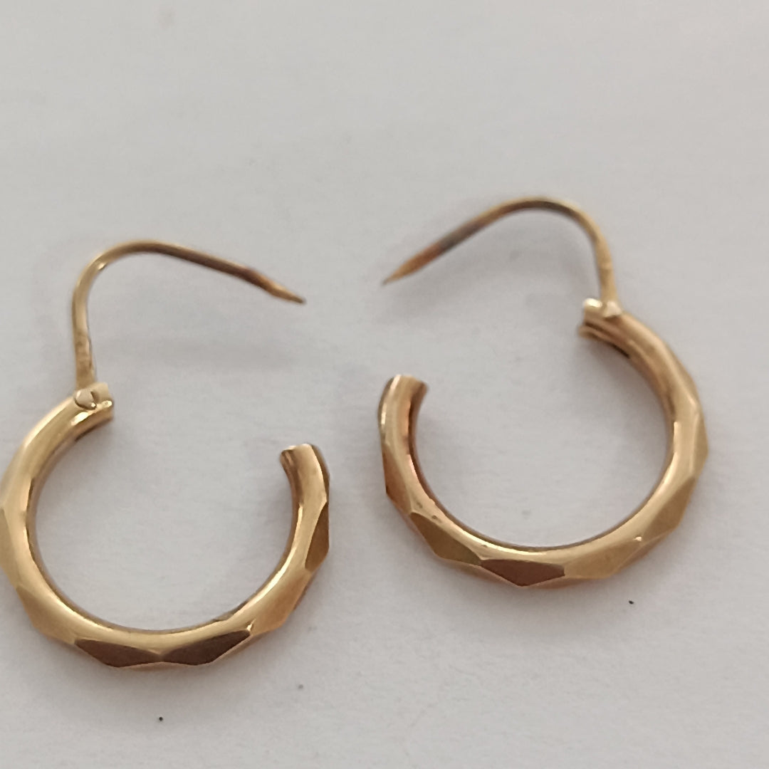 ARRACADAS PAR ORO 18 K 0.8 GRMS (SEMINUEVO)