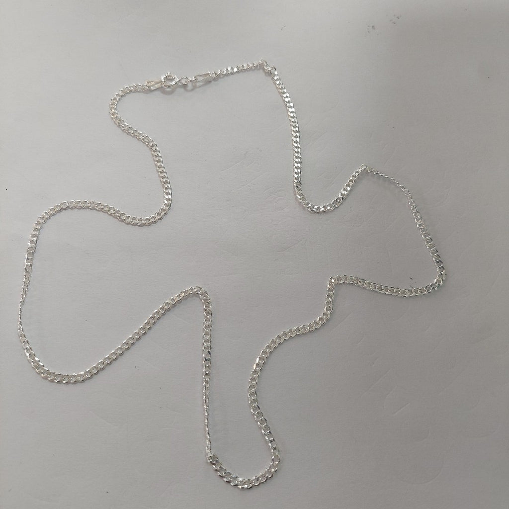 CADENA BARBADA PLATA .925 50 CM 5.23 GR (NUEVO)
