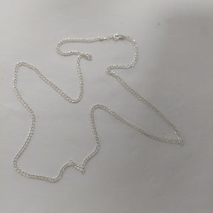 CADENA DOBLE ESLABON PLATA .925 60 CM 4.13 GR (NUEVO)