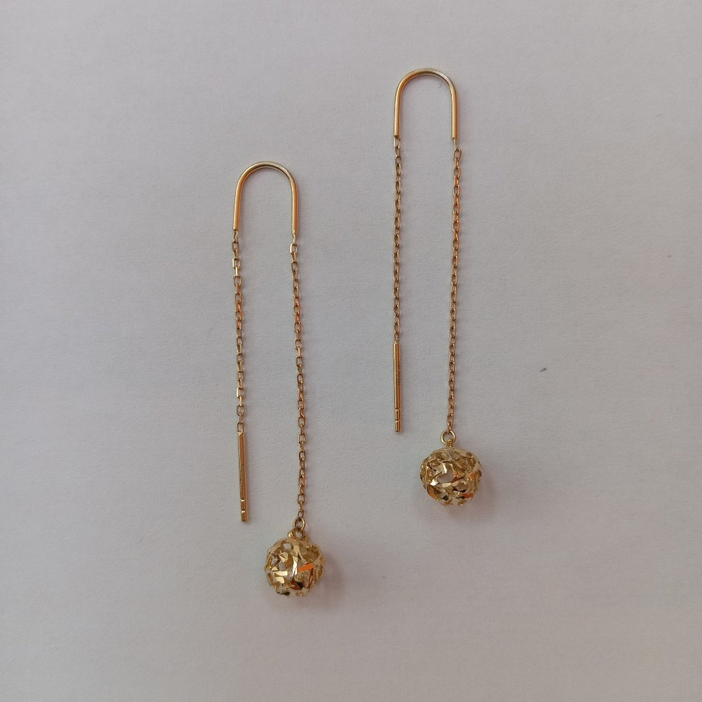 BROQUELES ORO 14K 1.6 (NUEVO)