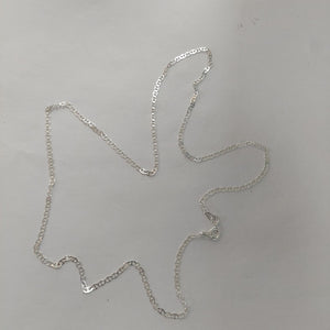 CADENA TEJIDO GUCHI PLATA .925 55 CM 3.5 GR (NUEVO)