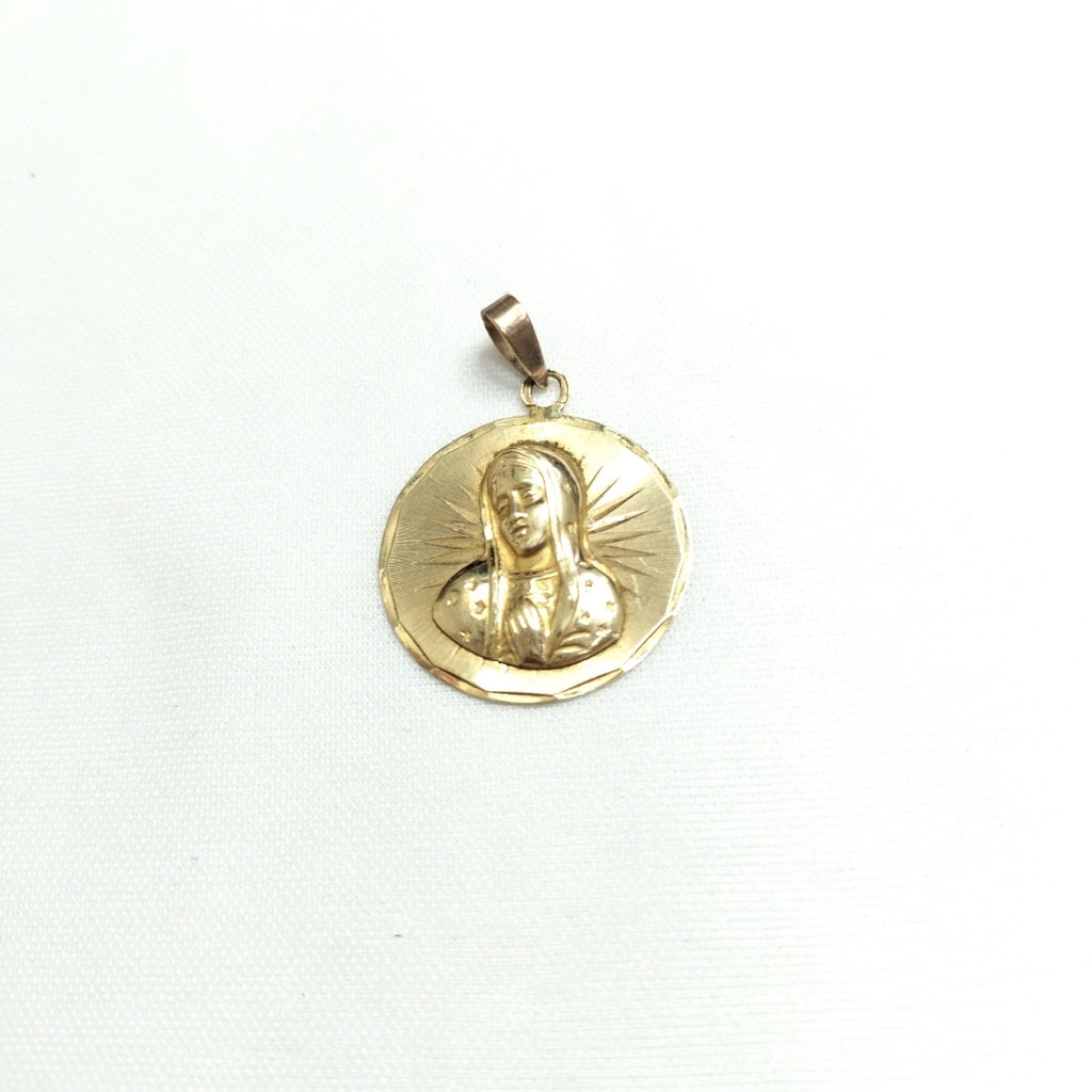 MEDALLA RELIGIOSA ORO 14 K 3 GRMS (SEMINUEVO)