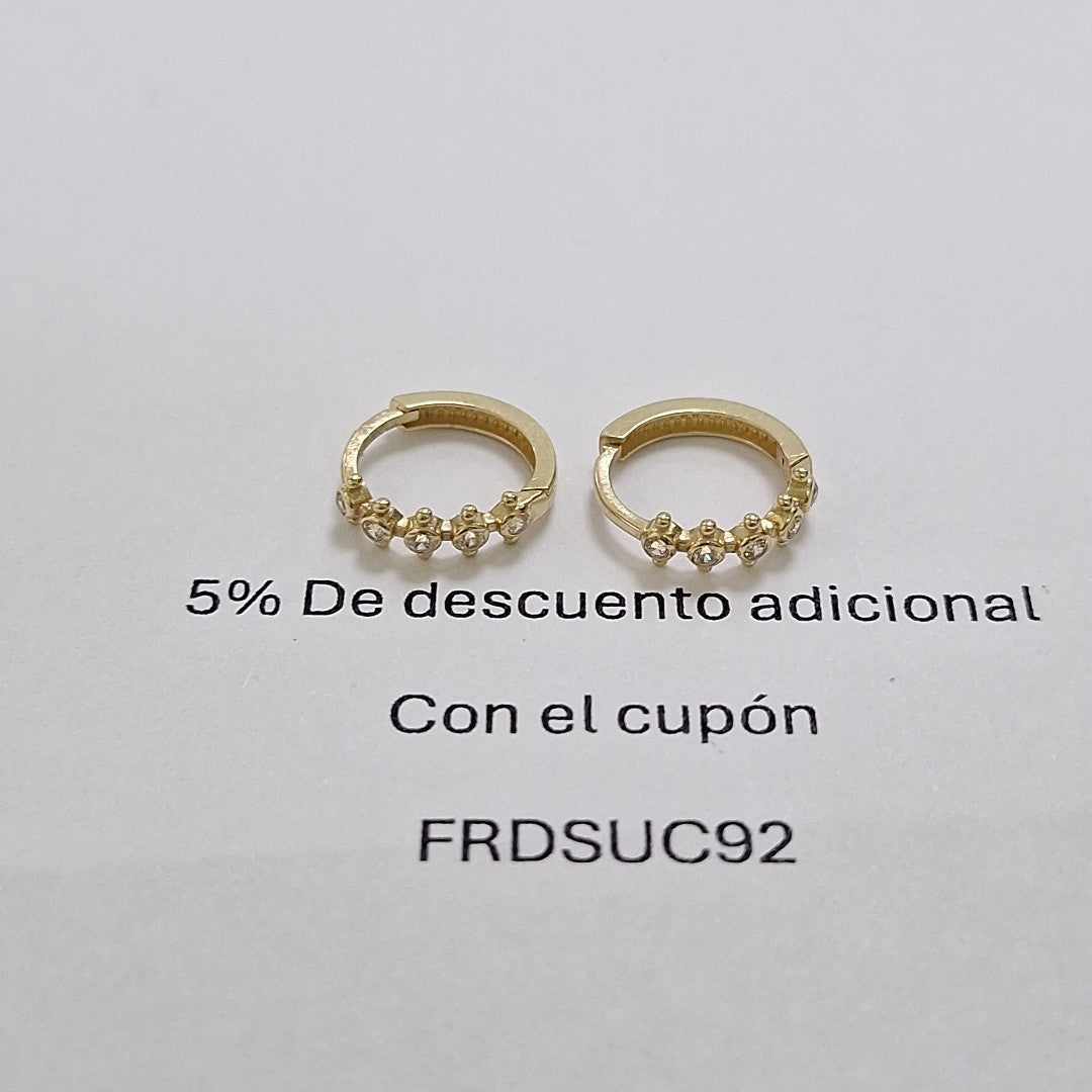 HUGGIES ORO 14K 1.4 (NUEVO)