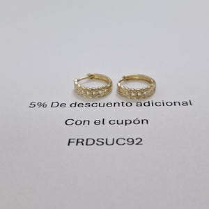 HUGGIES ORO 14K 1.3 (NUEVO)