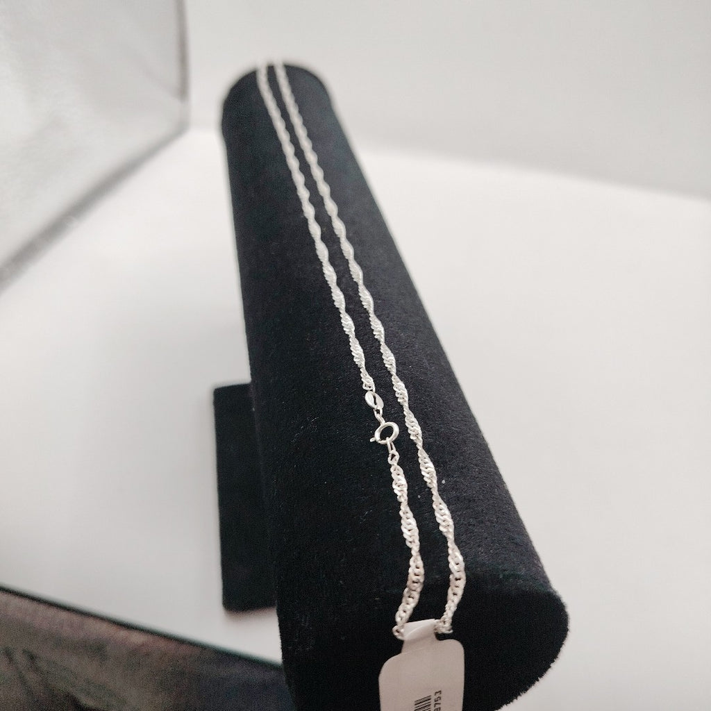 CADENA MEDIO TZL PLATA .925 55 CM 4.22 GR (NUEVO)