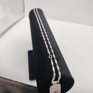 CADENA MEDIO TZL PLATA .925 55 CM 4.22 GR (NUEVO)
