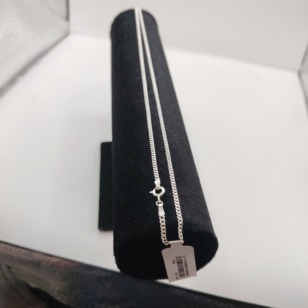 CADENA BARBADA PLATA .925 60 CM 6.53 GR (NUEVO)