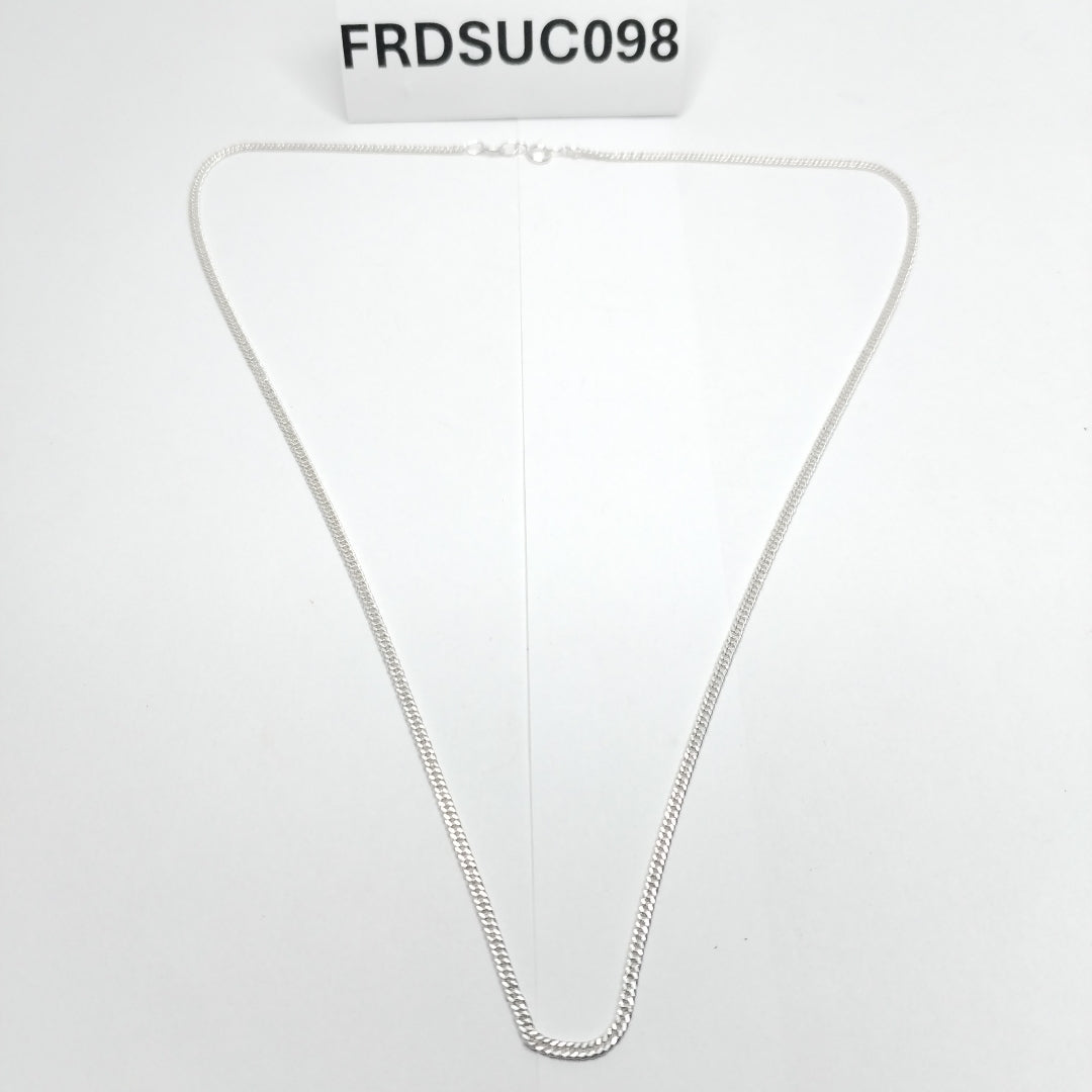 CADENA BARBADA PLATA .925 50 CM 4.12 GR (NUEVO)