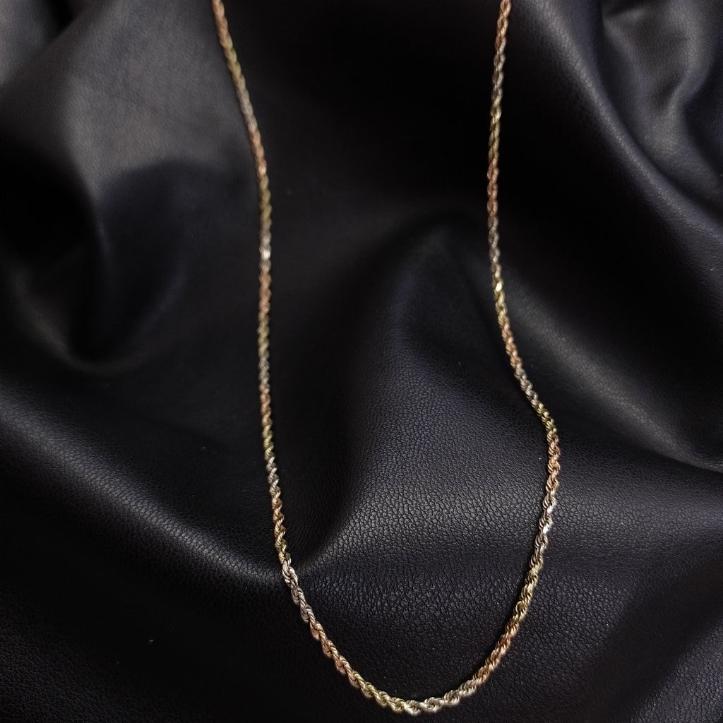 CADENA ORO COMBINADO 10 K 8.5 GRMS (SEMINUEVO)