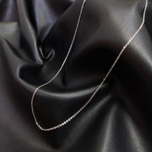 CADENA ORO BLANCO 14 K 1.1 GRMS (SEMINUEVO)