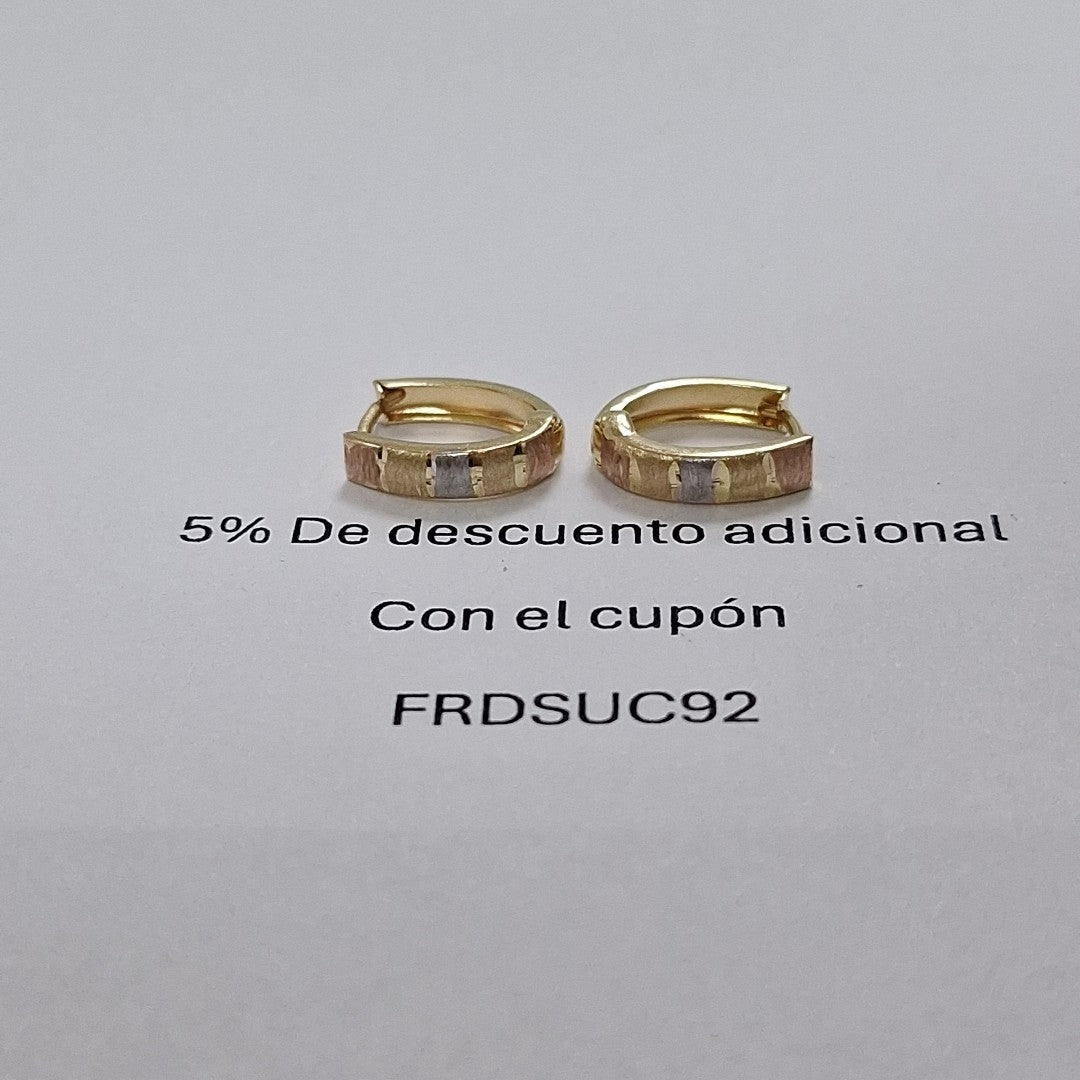 HUGGIES ORO 14K 1.1 (NUEVO)