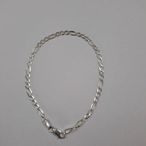PULSERA TEJIDO 3X1 PLATA .925 21 CM 3.2 GR (NUEVO)