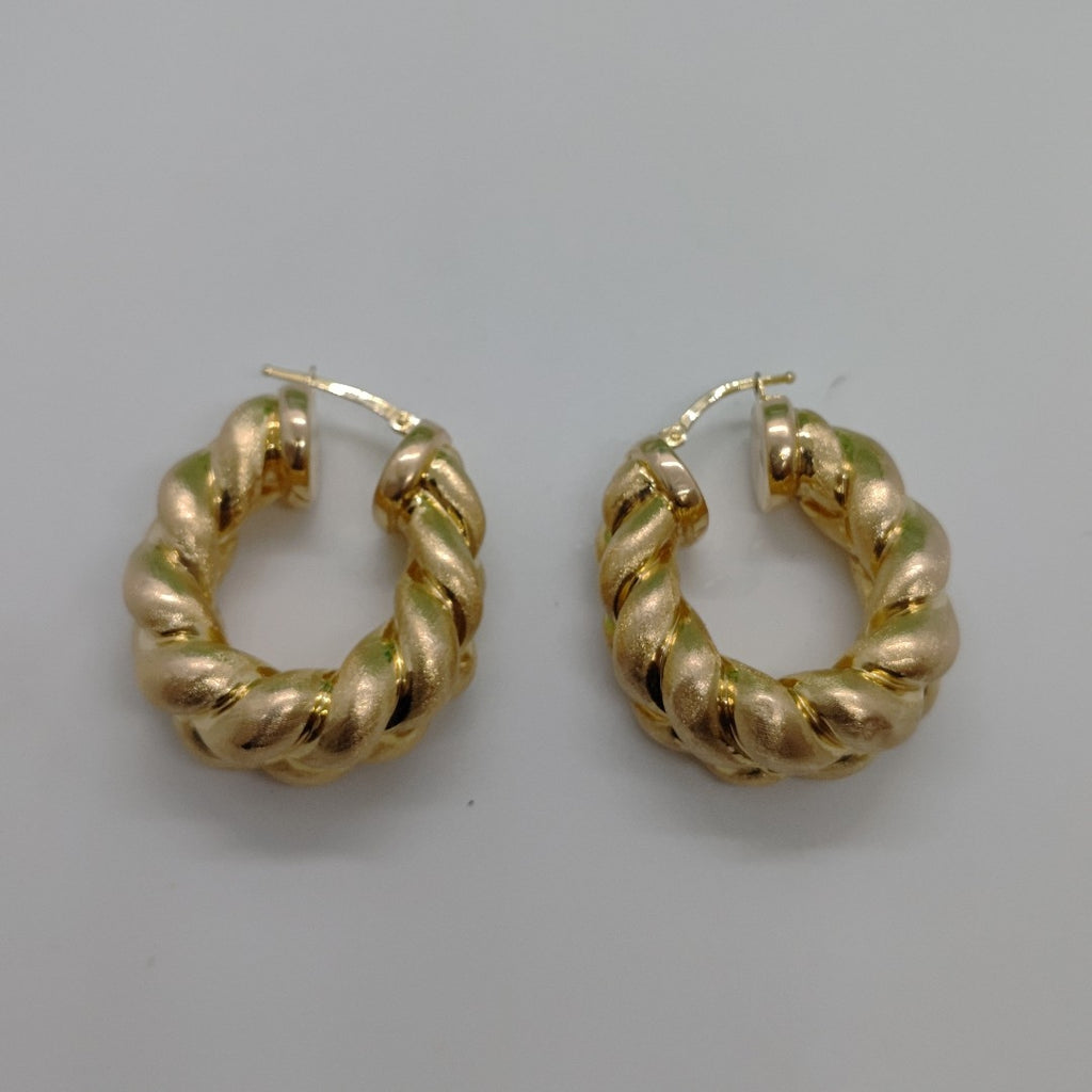 ARRACADAS PAR ORO 14 K 11.7 GRMS (SEMINUEVO)