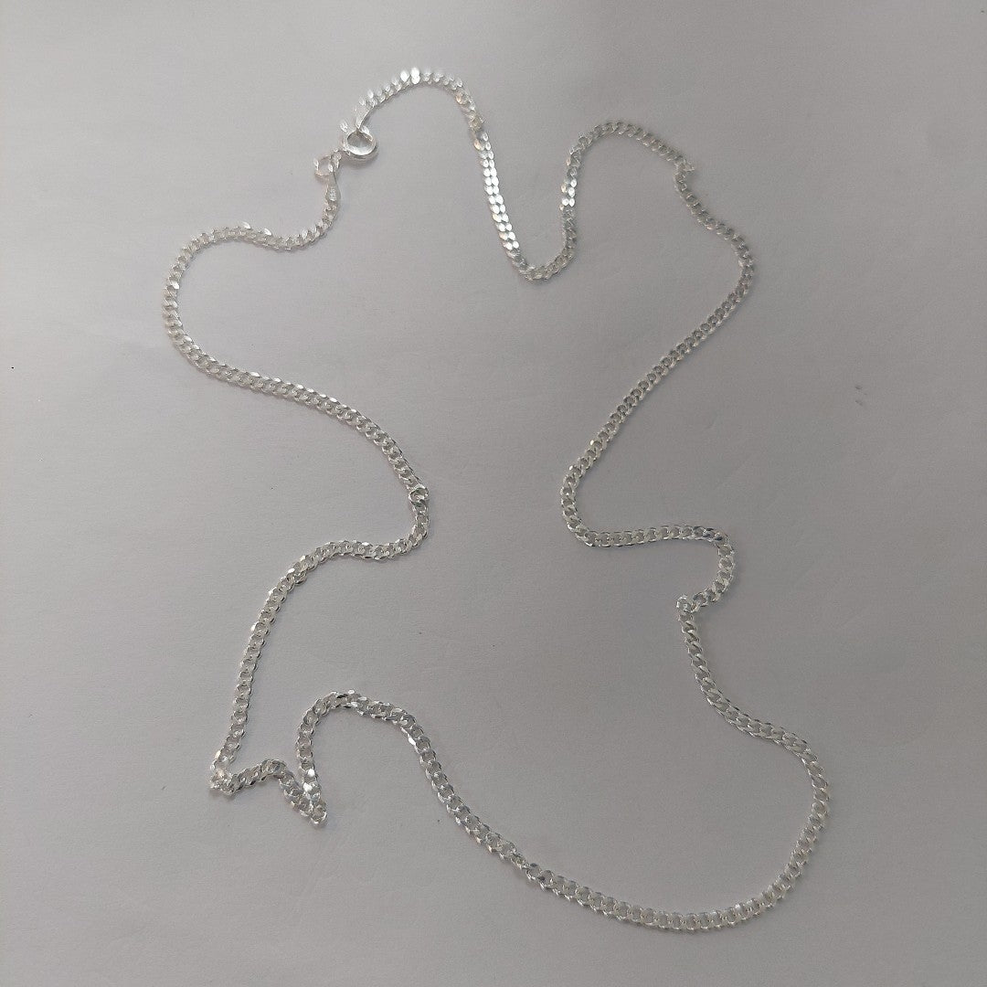 CADENA BARBADA PLATA .925 55 CM 5.83 GR (NUEVO)
